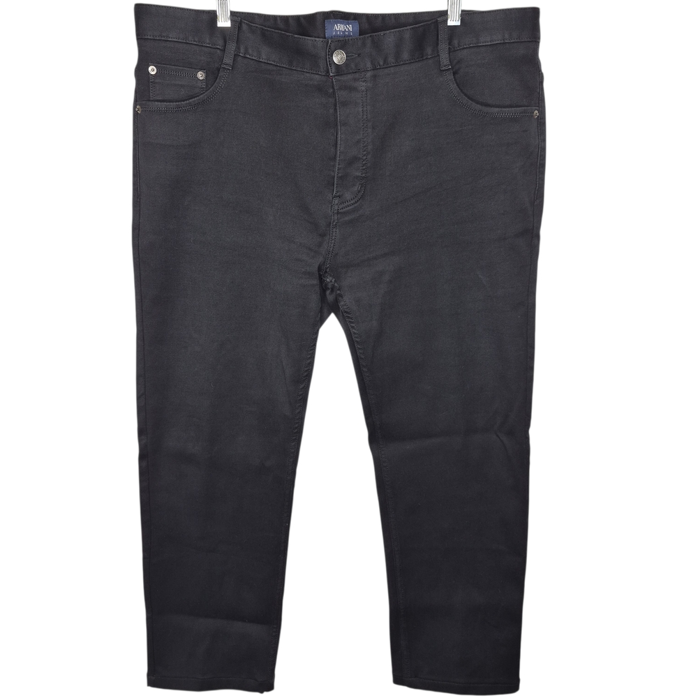 Armani‎ Jeans Black Denim Pants Size 40x28